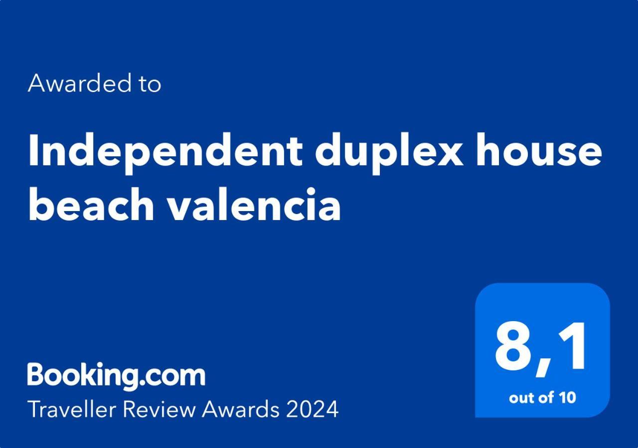 Independent Duplex House Beach Valenciaアパートメント エクステリア 写真